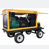 comprar Gerador montado em reboque de potência de 100 kW para trabalhos pesados online manufacture