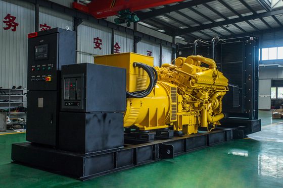 Conjuntos de geradores de gás de 800-1500 kW para indústrias de alto desempenho