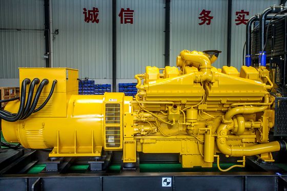 Conjuntos de geradores de gás de 800-1500 kW para alta potência e fácil operação