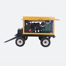 Conjunto de gerador de reboque de potência de 100 kW para aplicações de carga pesada