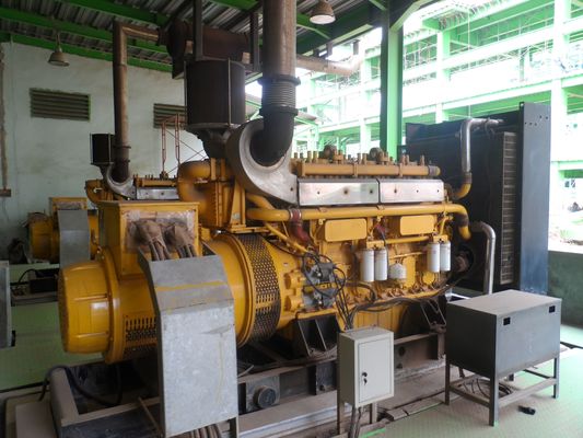 Conjunto de gerador industrial de motor elétrico híbrido de 3500 kW