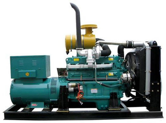 200L tanque de combustível silêncio gerador de energia diesel 100kw conjunto resfriado a água