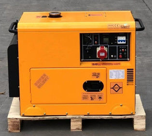 CCSN 11KW/13.75KVA gerador diesel móvel silencioso 220V trifásico 380V baixo ruído controle ATS de cobre puro